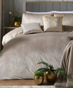 Laurence Llewelyn-Bowen Montrose Linen Duvet Cover And Pillowcase Set