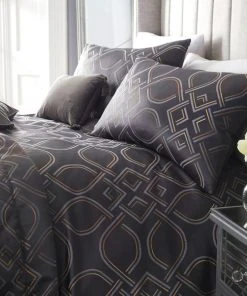 Laurence Llewelyn-Bowen Tie The Knot Slate Duvet Cover And Pillowcase Set 7 Laurence Llewelyn-Bowen Tie The Knot Slate Duvet Cover And Pillowcase Set -Dunelm-shop 30764367 alt03