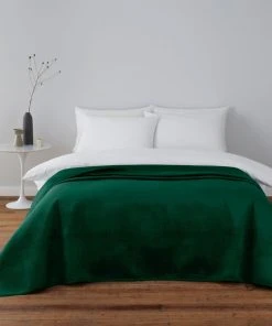 Dunelm Emerald Pinsonic Bedspread