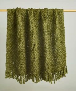 Dunelm Freya Chunky Knit 130cm X 180cm Throw