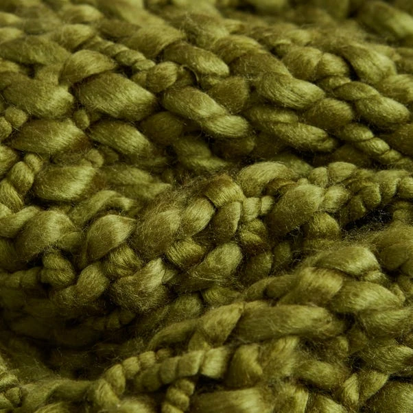 Dunelm Freya Chunky Knit 130cm X 180cm Throw 3 Dunelm Freya Chunky Knit 130cm X 180cm Throw - Image 3