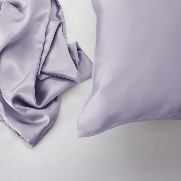 Dorma Lavender Silk Pillowcase 2 Dorma Lavender Silk Pillowcase - Image 2