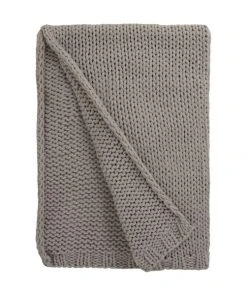 Dunelm Chunky Knit Throw -Dunelm-shop 30766316 alt02