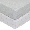 Dunelm Pack Of 2 100% Cotton Eucalyptus Jersey Fitted Sheets