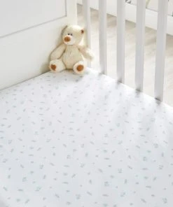 Dunelm Pack Of 2 100% Cotton Eucalyptus Jersey Fitted Sheets -Dunelm-shop 30768119 alt03