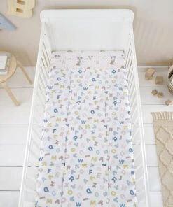 Disney Mickey Alphabet Letters 4 Tog 100% Cotton Cot Quilt -Dunelm-shop 30768217 alt02