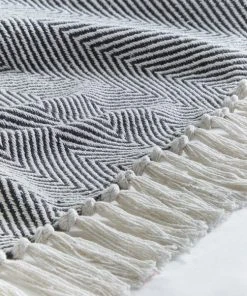 Dunelm Jenson Herringbone 130cm X 180cm Throw -Dunelm-shop 30768546 alt03