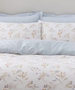 Dunelm Harriet Floral 100% Cotton Duvet Cover And Pillowcase Set -Dunelm-shop 30768747 alt03