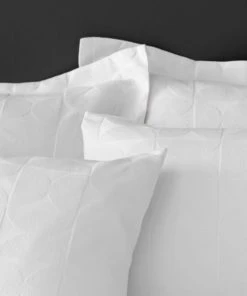 Elements Sten White Jacquard Duvet Cover And Pillowcase Set -Dunelm-shop 30768775 alt03