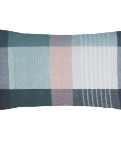 Dunelm Acton Check Teal Duvet Cover And Pillowcase Set -Dunelm-shop 30771501 alt04