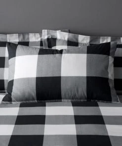 Dunelm Luca Buffalo Mono Duvet Cover And Pillowcase Set -Dunelm-shop 30771506 alt03