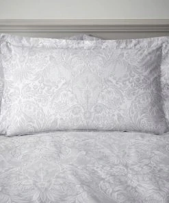 Dunelm Emelie Grey Oxford Pillowcase