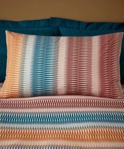 Dunelm Adah Zig Zag Teal Duvet Cover And Pillowcase Set 8 Dunelm Adah Zig Zag Teal Duvet Cover And Pillowcase Set -Dunelm-shop 30771712 alt02