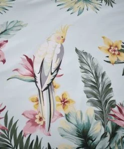 Catherine Lansfield Tropical Floral Duvet Cover And Pillowcase Set -Dunelm-shop 30771751 alt03