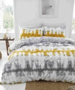 Pineapple Elephant Hermosa Tie Dye Duvet Cover And Pillowcase Set