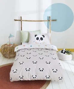 Born To Be A Pandas Friend Duvet Cover And Pillowcase Set