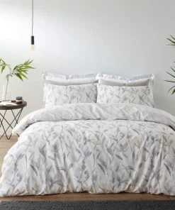 Dunelm Zen Natural Duvet Cover And Pillowcase Set