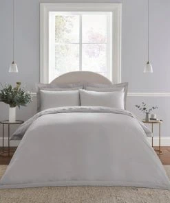 Dorma Tencel Grey Duvet Cover