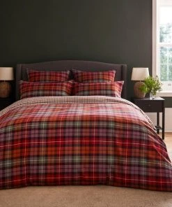 Dorma Mulberry 100% Brushed Cotton Continental Pillowcase Set -Dunelm-shop 30776070 alt04