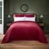 Dorma Purity Red Genevieve Bedspread