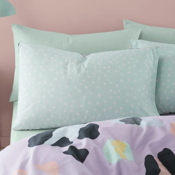 Dunelm Lilac Leopard Duvet Cover And Pillowcase Set 4 Dunelm Lilac Leopard Duvet Cover And Pillowcase Set - Image 4