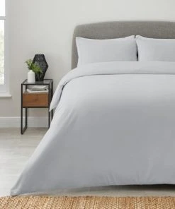Hotel Egyptian Cotton 400 Thread Count Duvet Cover Grey