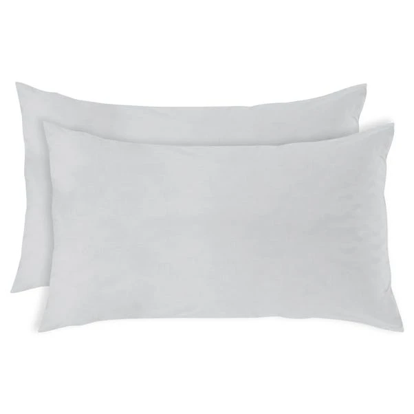 Hotel Egyptian Cotton 400 Thread Count Duvet Cover Grey 3 Hotel Egyptian Cotton 400 Thread Count Duvet Cover Grey - Image 3