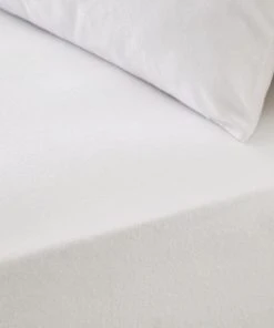 Simply 100% Brushed Cotton Fitted Sheet
