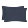 Super Soft Microfibre Plain Standard Pillowcase Pair