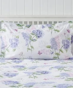 Dunelm Wild Hydrangea Lilac Oxford Pillowcase