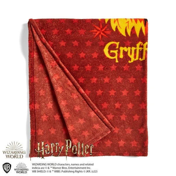 Harry Potter Red Gryffindor Fleece Blanket 5 Harry Potter Red Gryffindor Fleece Blanket - Image 5