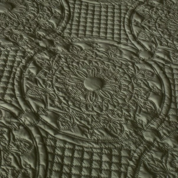 Dunelm Mandalay Olive Duvet Cover And Pillowcase Set 4 Dunelm Mandalay Olive Duvet Cover And Pillowcase Set - Image 4