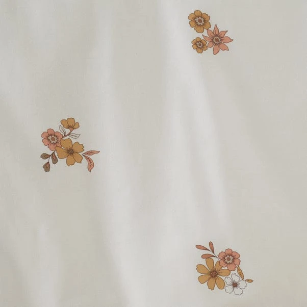 Dunelm Louella Floral Terracotta Duvet Cover And Pillowcase Set 5 Dunelm Louella Floral Terracotta Duvet Cover And Pillowcase Set - Image 5