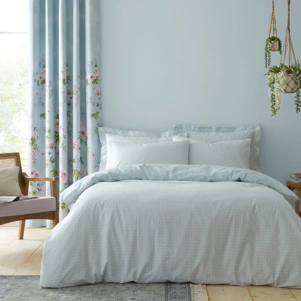 Dunelm Chinoiserie Bird Seafoam Duvet Cover And Pillowcase Set 2 Dunelm Chinoiserie Bird Seafoam Duvet Cover And Pillowcase Set - Image 2