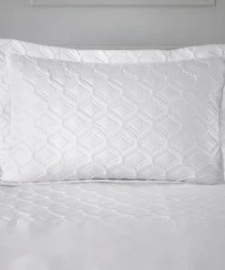 Dunelm Skyler White Oxford Pillowcase