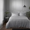 Dunelm Skyler Silver Duvet Cover And Pillowcase Set