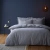 Dunelm Addison Stripe Navy Duvet Cover And Pillowcase Set