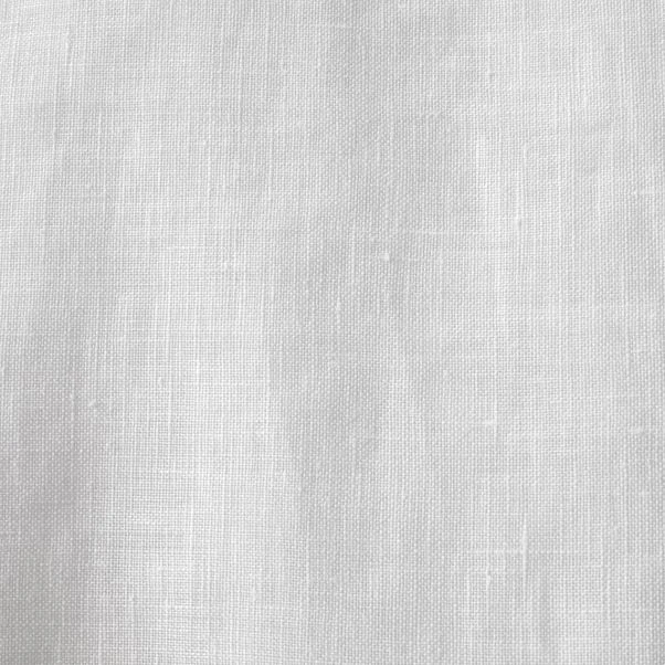 Dunelm Rowan Linen White Duvet Cover And Pillowcase Set 3 Dunelm Rowan Linen White Duvet Cover And Pillowcase Set - Image 3