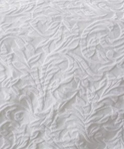 Dunelm Stanton Jacquard White Duvet Cover And Pillowcase Set 5 Dunelm Stanton Jacquard White Duvet Cover And Pillowcase Set -Dunelm-shop 30801172 alt02
