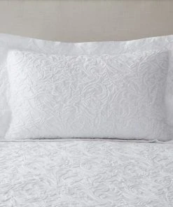 Dunelm Stanton Jacquard White Oxford Pillowcase