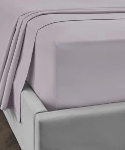 Dorma 300 Thread Count 100% Cotton Sateen Plain Fitted Sheet
