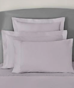 Dorma 300 Thread Count 100% Cotton Sateen Plain Cuffed Pillowcase -Dunelm-shop 30802335 alt03