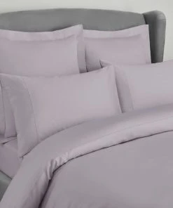 Dorma 300 Thread Count 100% Cotton Sateen Plain Cuffed Pillowcase -Dunelm-shop 30802335 alt04