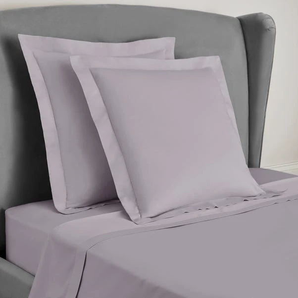 Dorma 300 Thread Count 100% Cotton Sateen Plain Continental Square Pillowcase 1 Dorma 300 Thread Count 100% Cotton Sateen Plain Continental Square Pillowcase