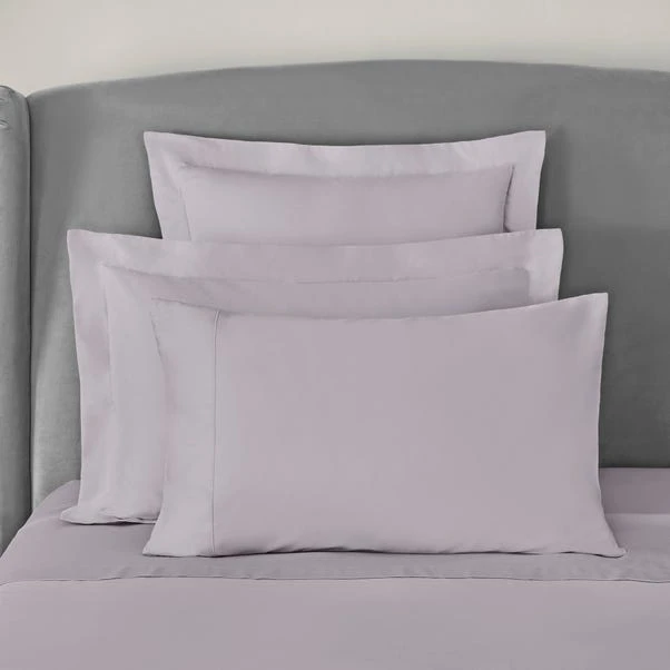 Dorma 300 Thread Count 100% Cotton Sateen Plain Continental Square Pillowcase 4 Dorma 300 Thread Count 100% Cotton Sateen Plain Continental Square Pillowcase - Image 4