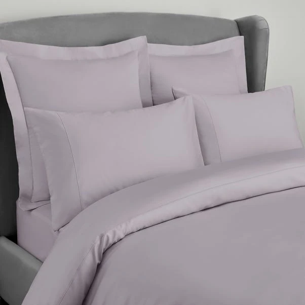 Dorma 300 Thread Count 100% Cotton Sateen Plain Continental Square Pillowcase 5 Dorma 300 Thread Count 100% Cotton Sateen Plain Continental Square Pillowcase - Image 5