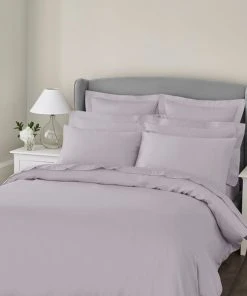 Dorma 300 Thread Count Mauve Cotton Sateen Duvet Cover