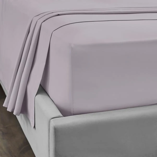 Dorma 300 Thread Count 100% Cotton Sateen Plain Flat Sheet 1 Dorma 300 Thread Count 100% Cotton Sateen Plain Flat Sheet