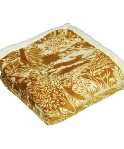 Furn Furn. Winter Woods Fleece Throw