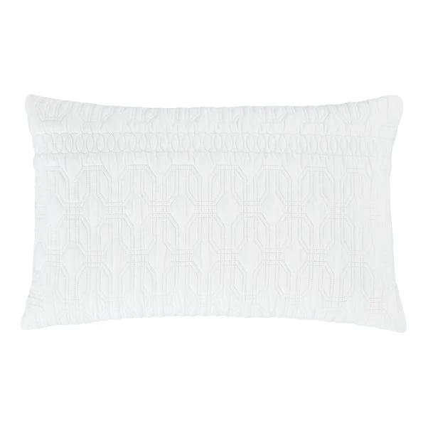 Dunelm Billie White Standard Pillowcase Pair 3 Dunelm Billie White Standard Pillowcase Pair - Image 3